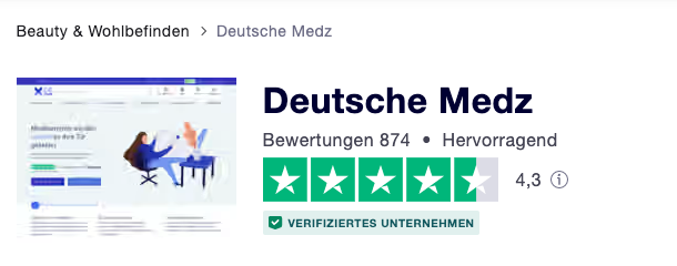 Deutsche Medz Trustpilot
