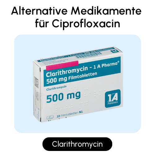 Alternative Medikamente für Ciprofloxacin