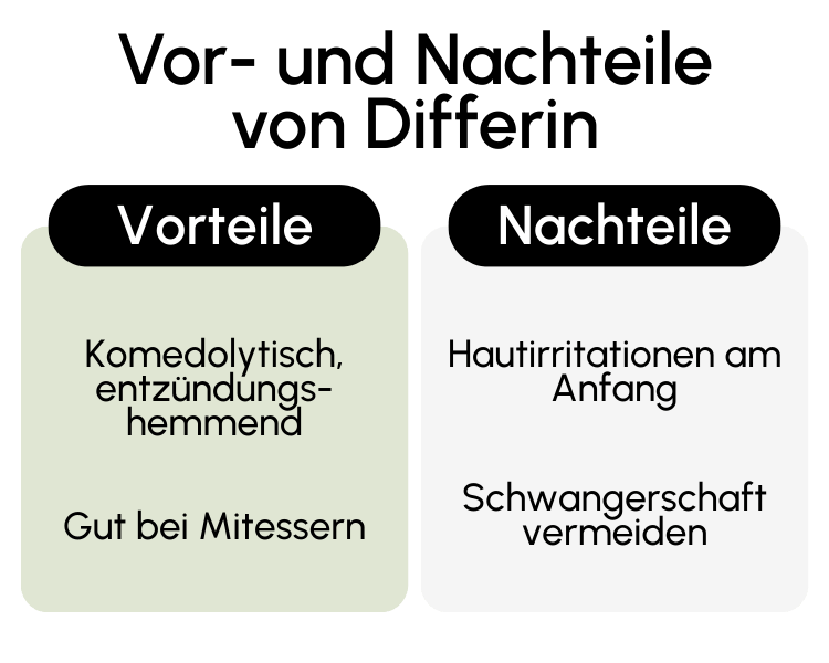 Vor- und Nachteile von Differin