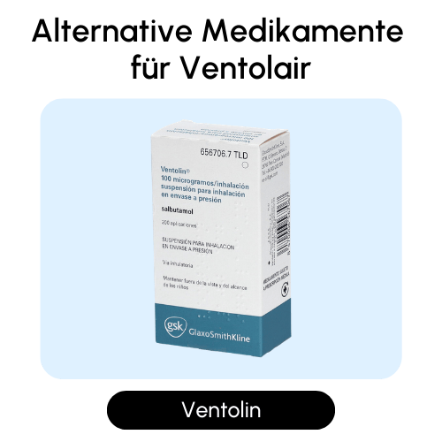 Alternative Medikamente für Ventolair