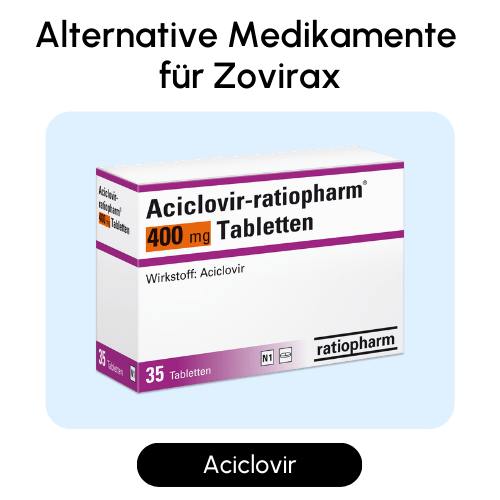 Alternative Medikamente für Zovirax